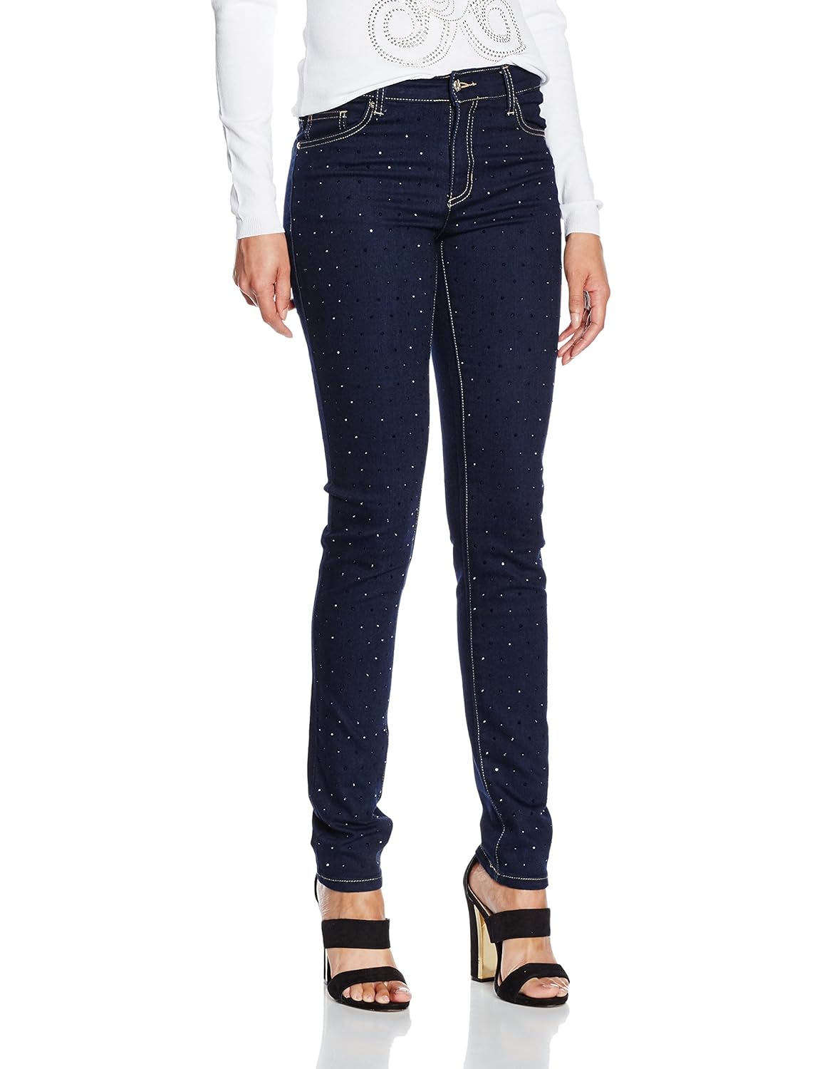 versace 牛仔裤女式裤子 blue (indigo-e904) 29 (manufacturer size